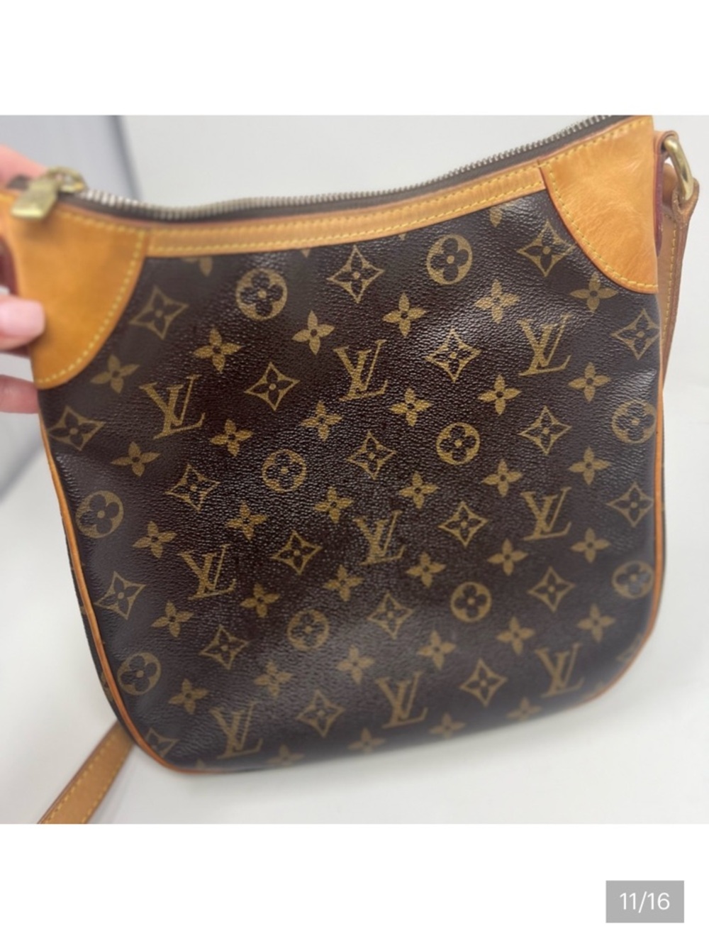 Louis Vuitton Odeon PM Monogram Canvas Crossbody with Vachetta Trim - Picture 7 of 15